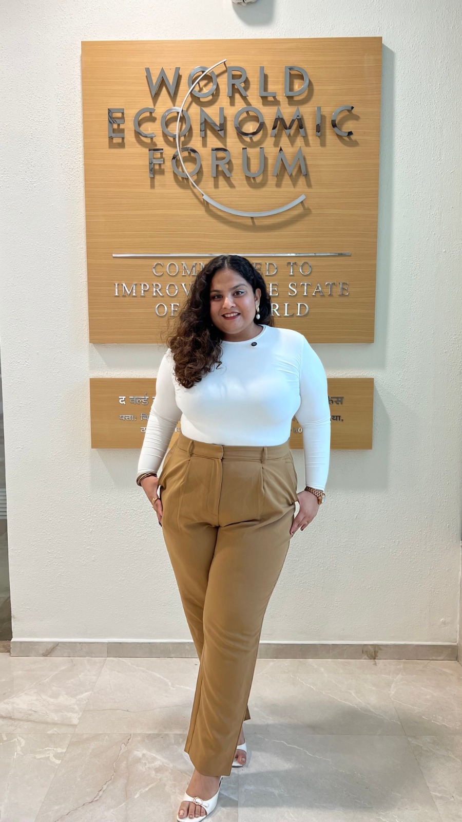 Isha at World Economic Forum